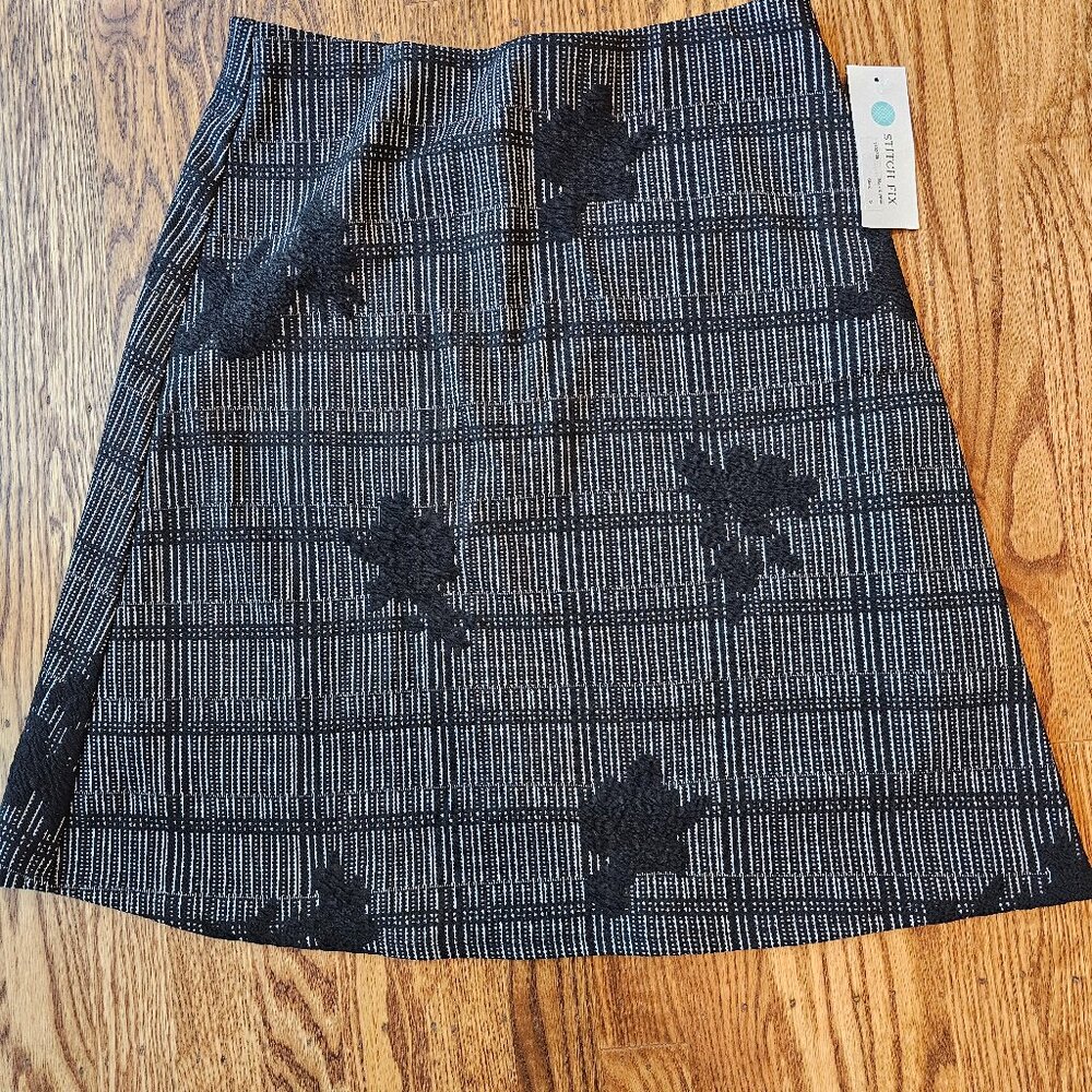 NWT Margaret M Christabel Textured Knit Skirt